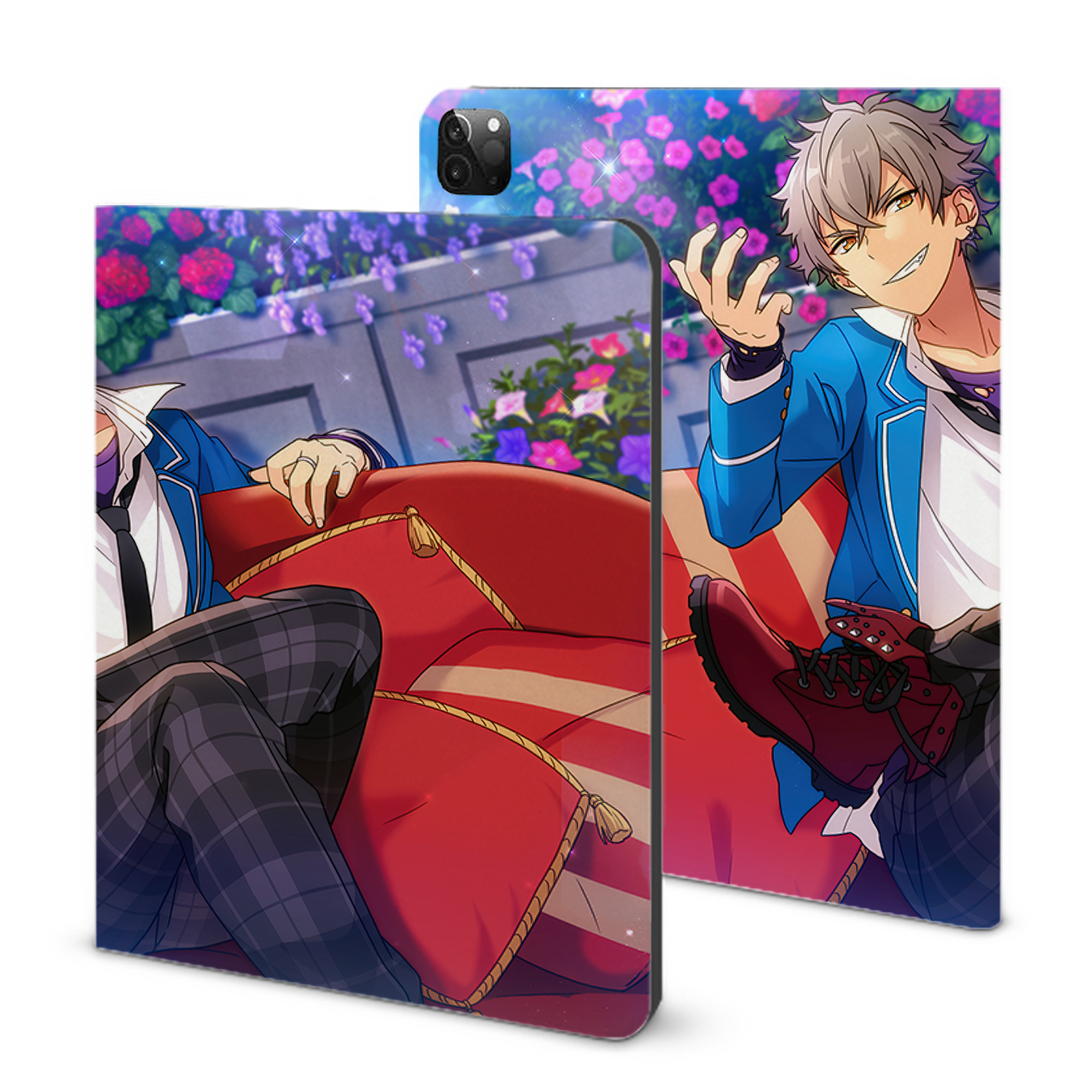 （画像用） あんさんぶるスターズ! Ensemble Stars IPadケース ペンホルダー付き ブックスタイルデザイン